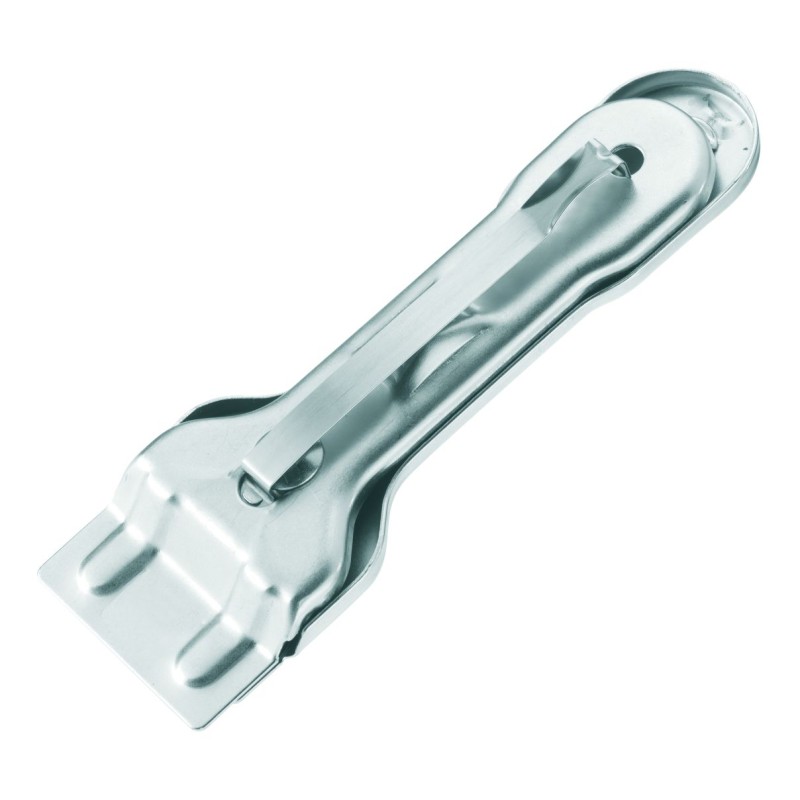 Plaque céramique Westmark et grattoir de nettoyage en acier 138x46x16mm