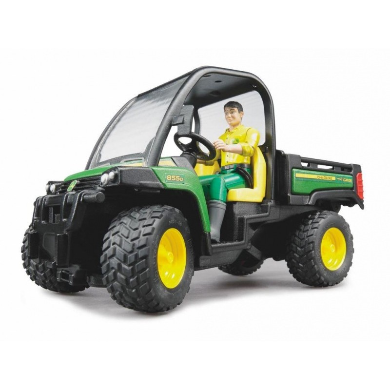 Bruder John Deere Gator XUV855D avec chauffeur