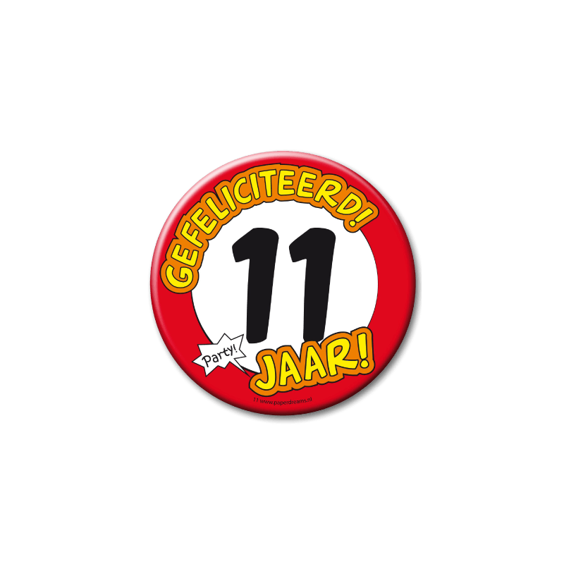 Button XL - 11 Jaar