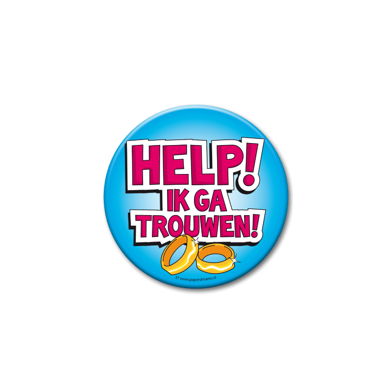 Button XL - Help! Ik Ga Trouwen!