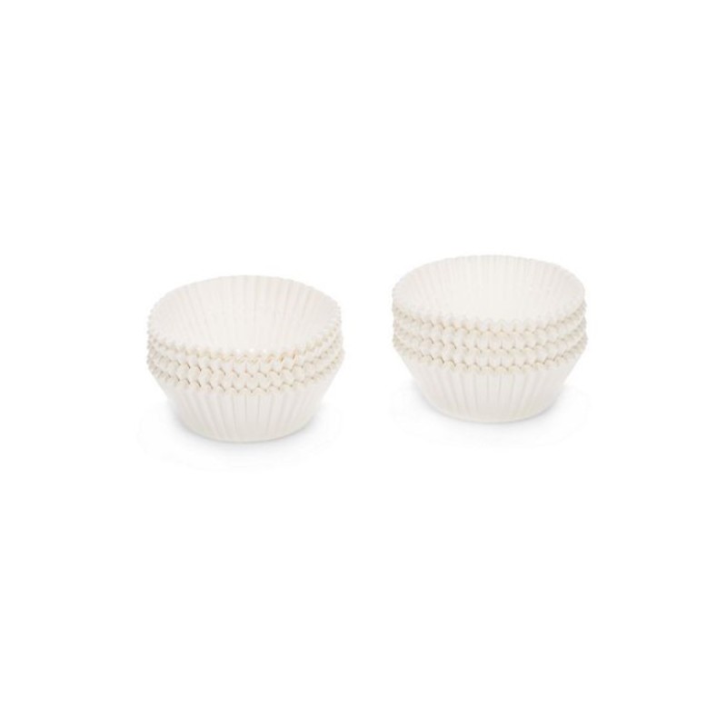 Patisse papier muffin vormpjes wit 200st 5cm wit
