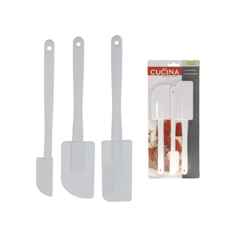 La Cucina Grattoir à poêle, lot de 3 pièces