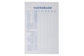 Bloc de score 9,4x14,5cm 250 feuilles paquet de 5 pièces