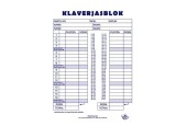 Klaverjasblok 14.8x21cm 50 Vel 5st