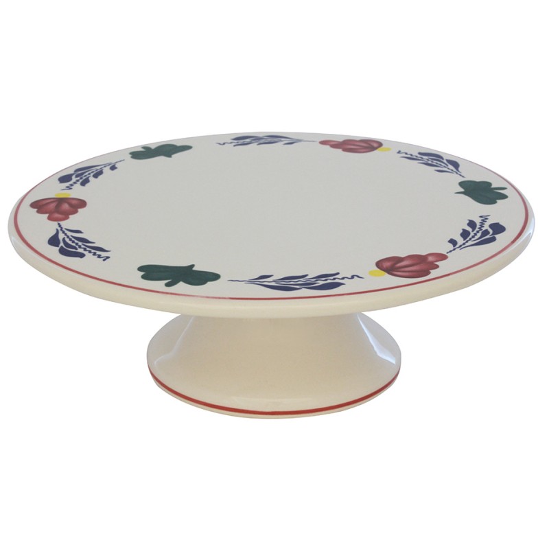 Boerenbont Assiette à Gâteau sur Pied Ø 23x8 cm faïence