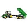 Bruder John Deere 5115M tractor met aanhanger