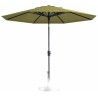 Parasol PAROS 300cm Opdraai SAGE GROEN