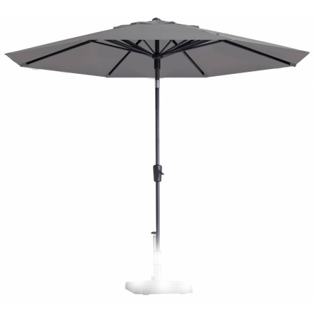 Parasol PAROS 300cm Opdraai LICHT GRIJS