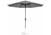Parasol PAROS 300cm Opdraai LICHT GRIJS