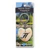 Marmer Sleutelhanger Hart - H