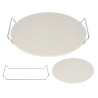 Pizzasteen (33cm) met houder
