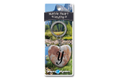 Marmer Sleutelhanger Hart - Y