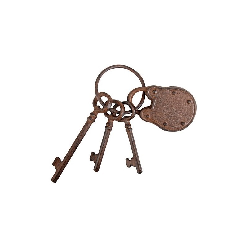 Esschert Design Trousse de clés 8x7x20cm en fonte