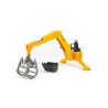 Grue hydraulique Bruder avec grappin