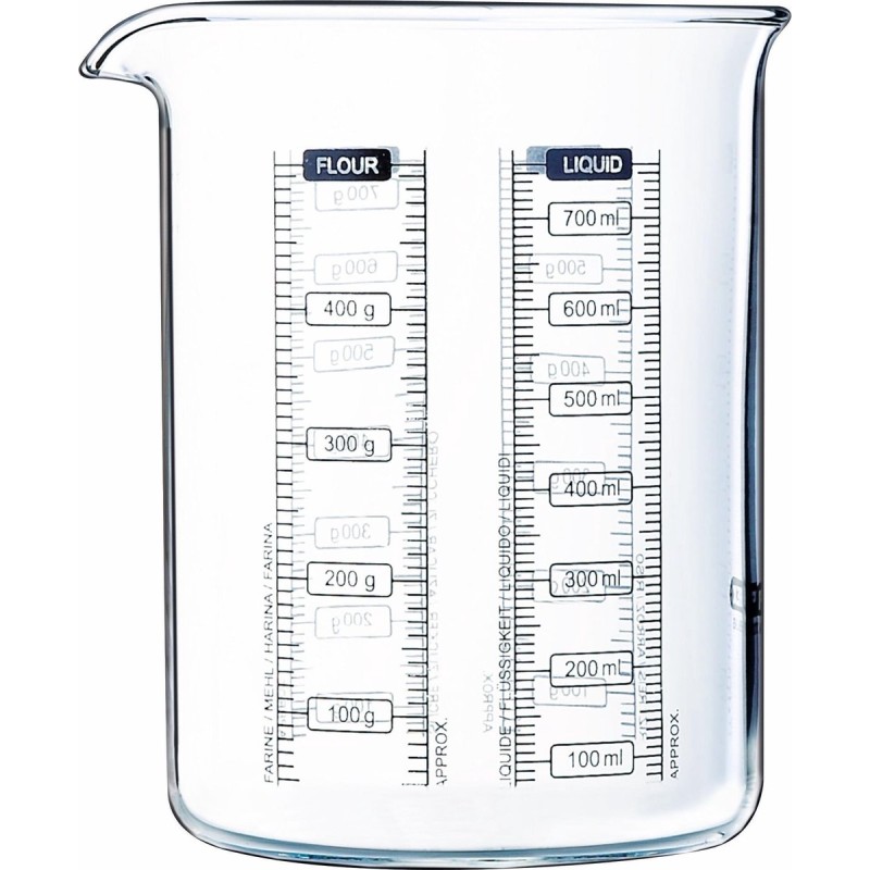 Verre doseur en verre Pyrex KITCHEN LAB 750ml