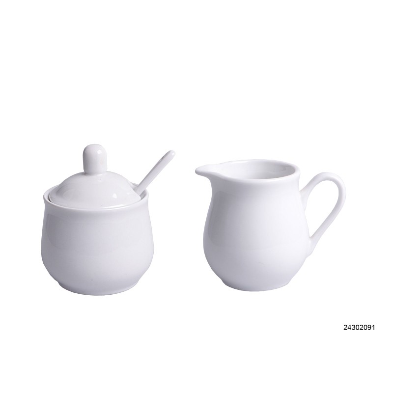 Ensemble crème 2 pcs blanc