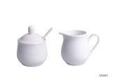 Ensemble crème 2 pcs blanc