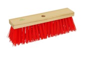 Straatbezem rood kunstvezel FSC breedte 41 cm