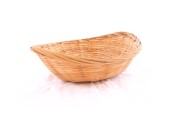 Corbeille à pain bambou ovale 22x17x6/7.5cm
