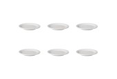 Mammoet Gebaksbord Budgetline Smalle Rand Porselein 16cm Set A 6 Stuks