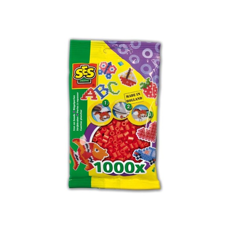 Ses Perles À Fusibles Rouge 1000pcs