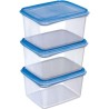 Sunware Club Cuisine Coffret congélateur 1,5 litres transparent/bleu set a3 pièces 17,5x14,9,5cm