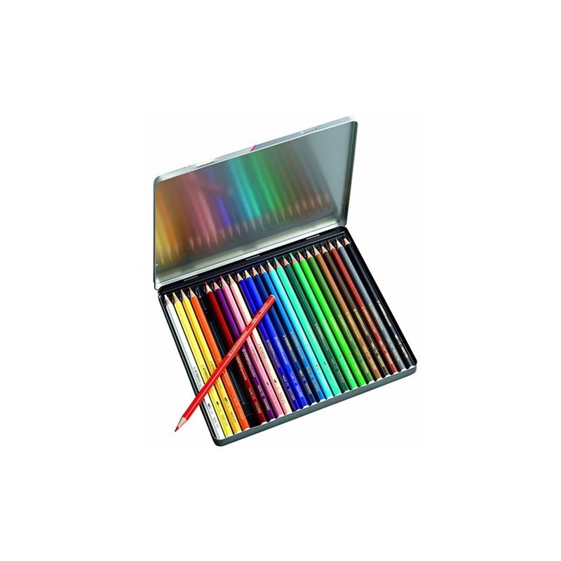 Stabilo aquacolor metaal etui 24stuks