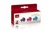Vacu Vin Winestopper lot de 3 bouchons à vin colorés