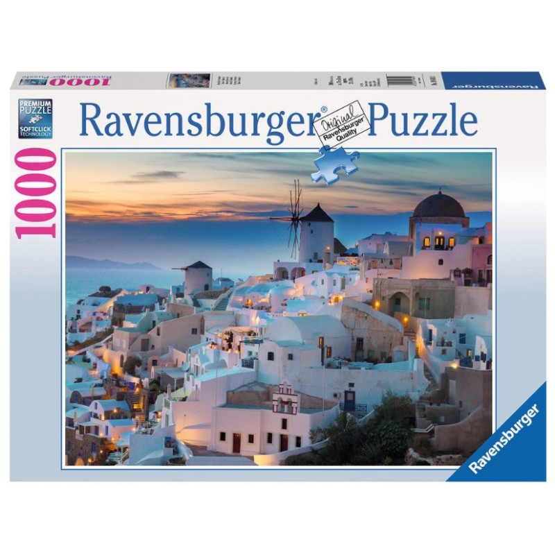 Ravensburger Puzzel 1000 stukjes Avond in Santorini