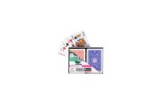 Cartes à jouer Longfield Poker/Bridge 2 paquets dans une boîte en plastique