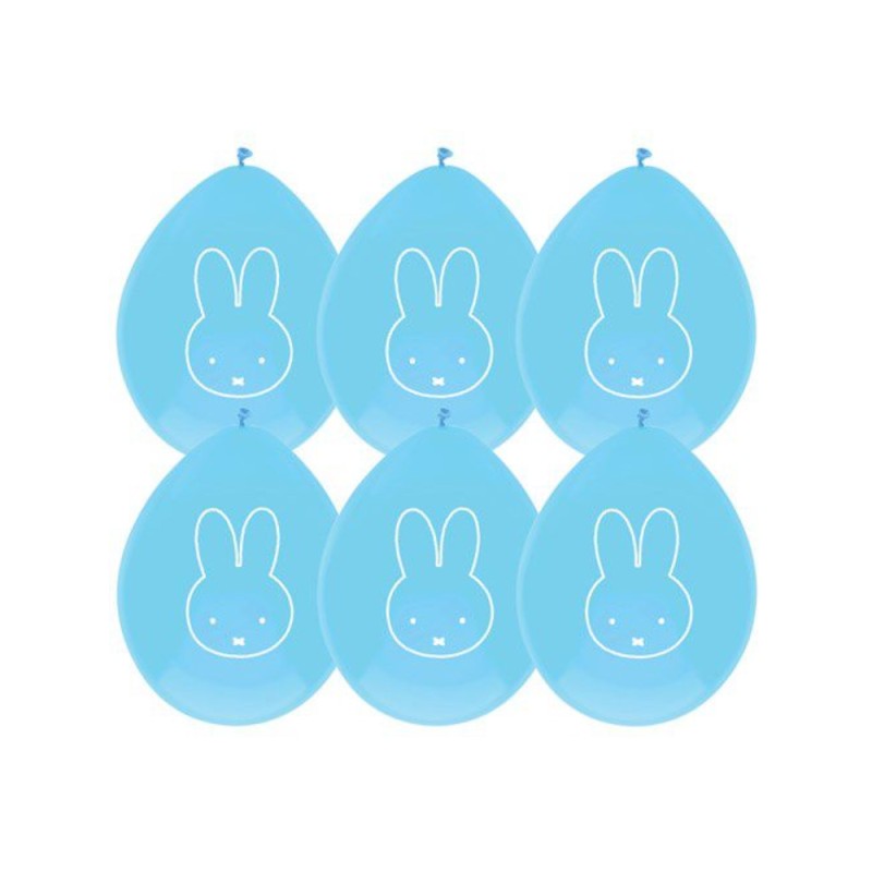 Ballons Miffy garçon 30cm 6 pièces