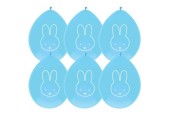 Ballons Miffy garçon 30cm 6 pièces