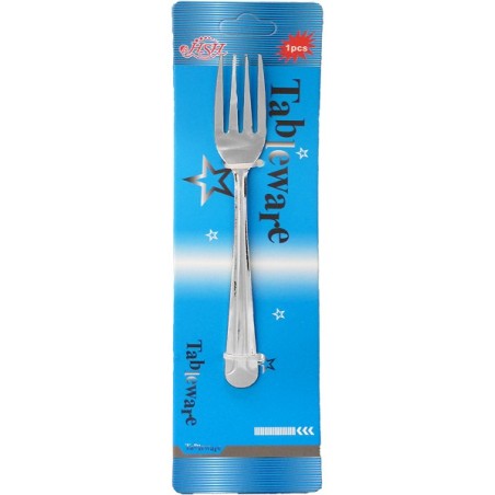 Gebaksvork RVS 15cm op blisterkaart
