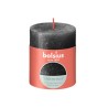 Bolsius Bougie bloc rustique 80/68 Anthracite chatoyant
