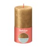 Bolsius Bougie bloc rustique 130/68 Or scintillant