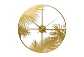 Horloge Baybay Ø60cm métal doré