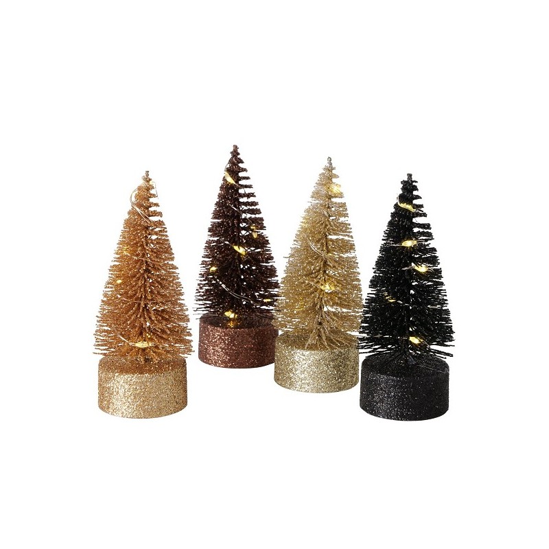 Boltze Home Deco Kerstboom LED- Forsty- Ø5x10cm- verkrijgbaar in