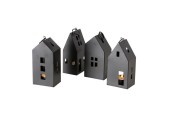 Boltze Home Lantaarn Bryne House 6x8xh17cm metaal zwart