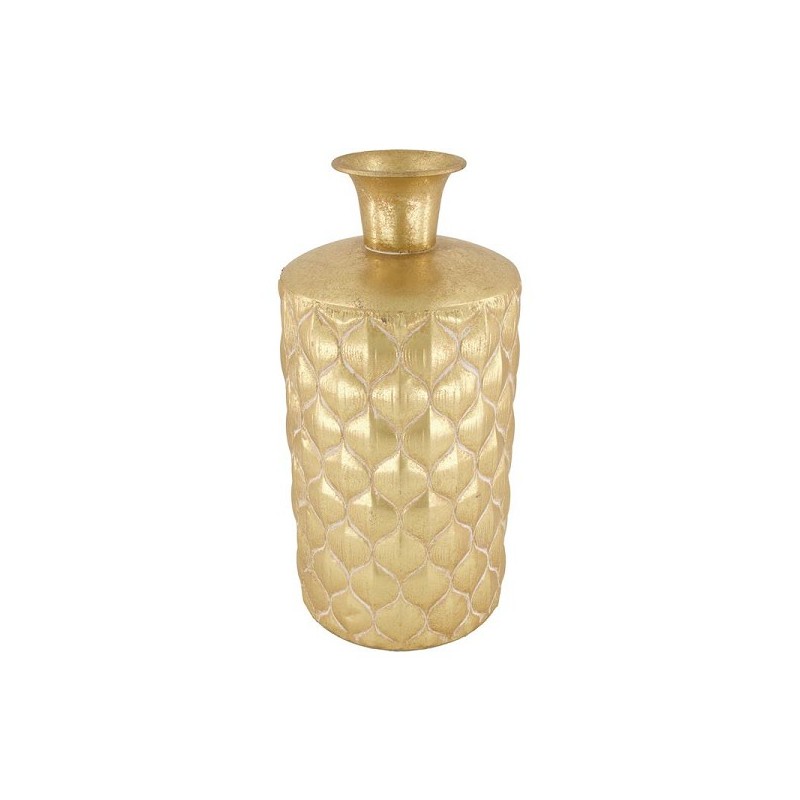 Dijk Natural Collections Bouteille métal Ø19x38cm or