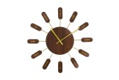 Dijk Natural Collections Horloge métal Ø60x4cm marron