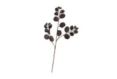 Dijk Natural Collections Kunsttak met blad 76x25x3cm zwart