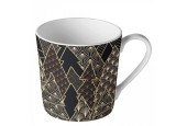 Ambiente Mug 0,3L Luxury Trees noir-or Ø 9 - h 9 cm
