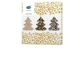 Duni Serviettes Wild Xmas Trees 33x33cm 20 pièces dans l'emballage