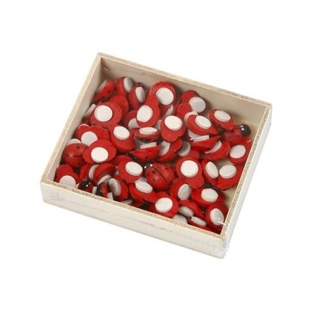 Coccinelle autocollante ds a 50st