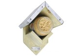Esschert Design Mangeoire à beurre de cacahuète 15x13x20cm Bois d'épicéa/zinc