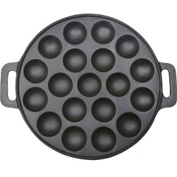 Poffertjesplaat 24 Cm Gietijzer Voor 19 Poffertjes Geschikt Voor ALLE