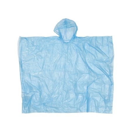 Regen poncho voor volwassenen vinyl one size fits all met capuchon. assorti kleuren