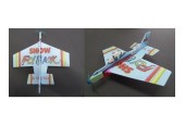 Foamglider vliegtuig flyback doos a 36 stuks