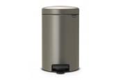 Brabantia poubelle à pédale newicon 12 litres Platine