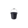 Seau Curver10 litres anse en acier anthracite diamètre 29,5x25,5cm